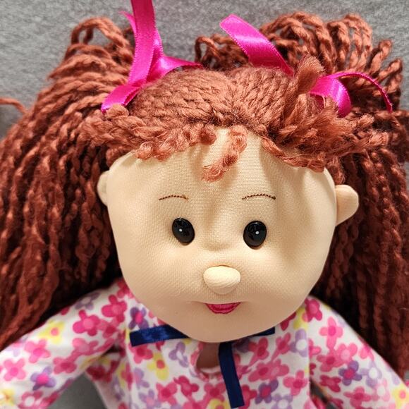 Ty Beanie & Fine Toy Soft Sculpted Plush Dolls Face Body Curly Red Haired Denim - Picture 8 of 16